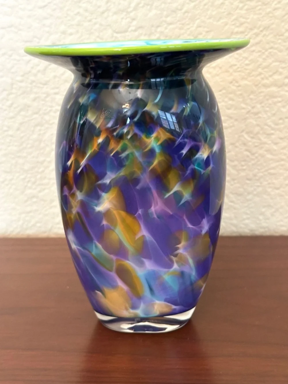 Fire Island Studio Art Glass Vase Matthew LaBarbera Teresa Ueltschey 2000 Signed